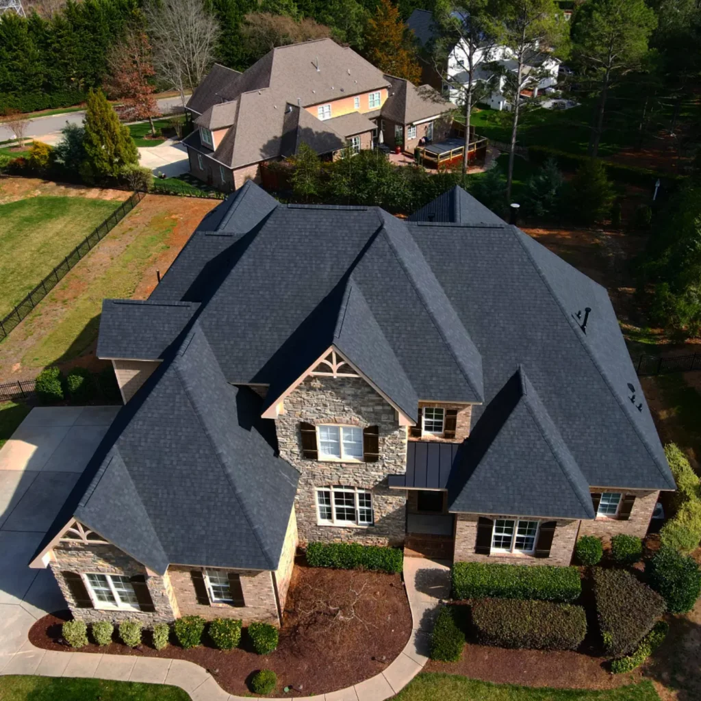 brick house new roof