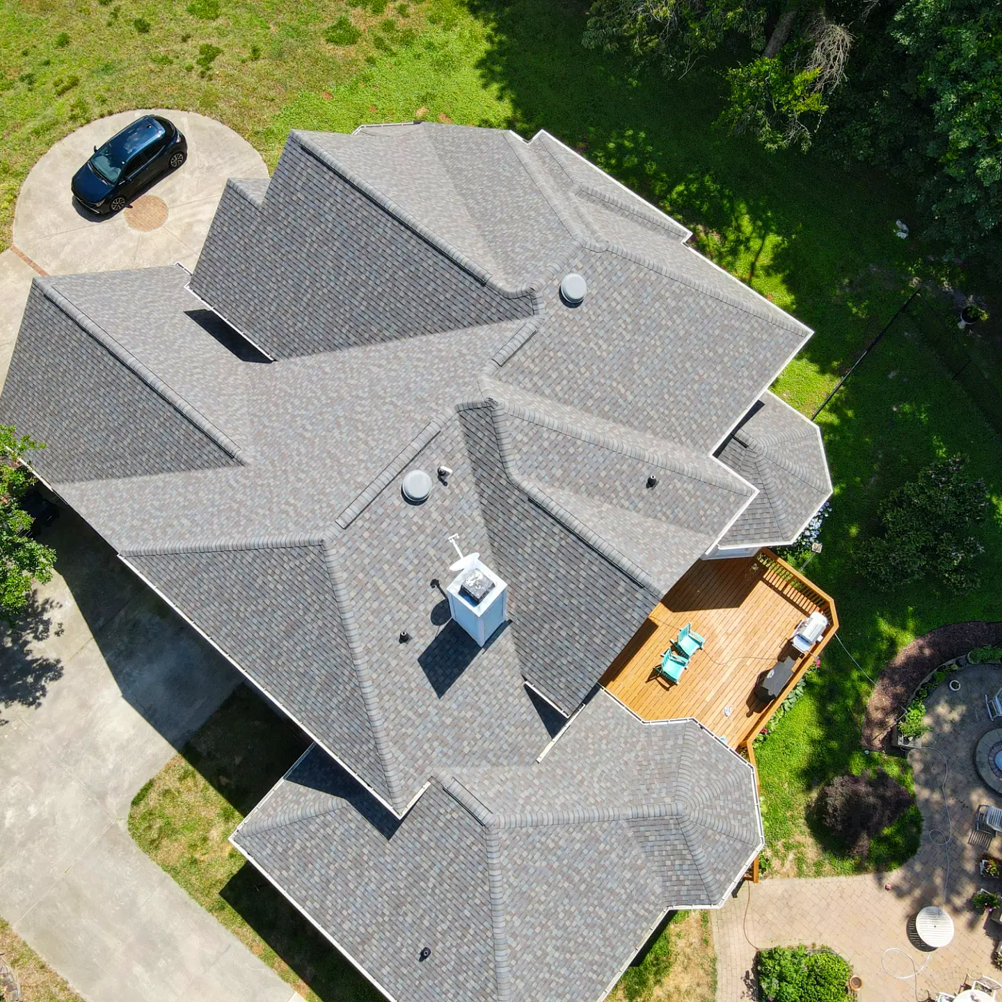 roof view from above