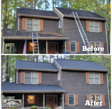 roofing before and after photos