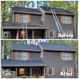 roofing before and after photos