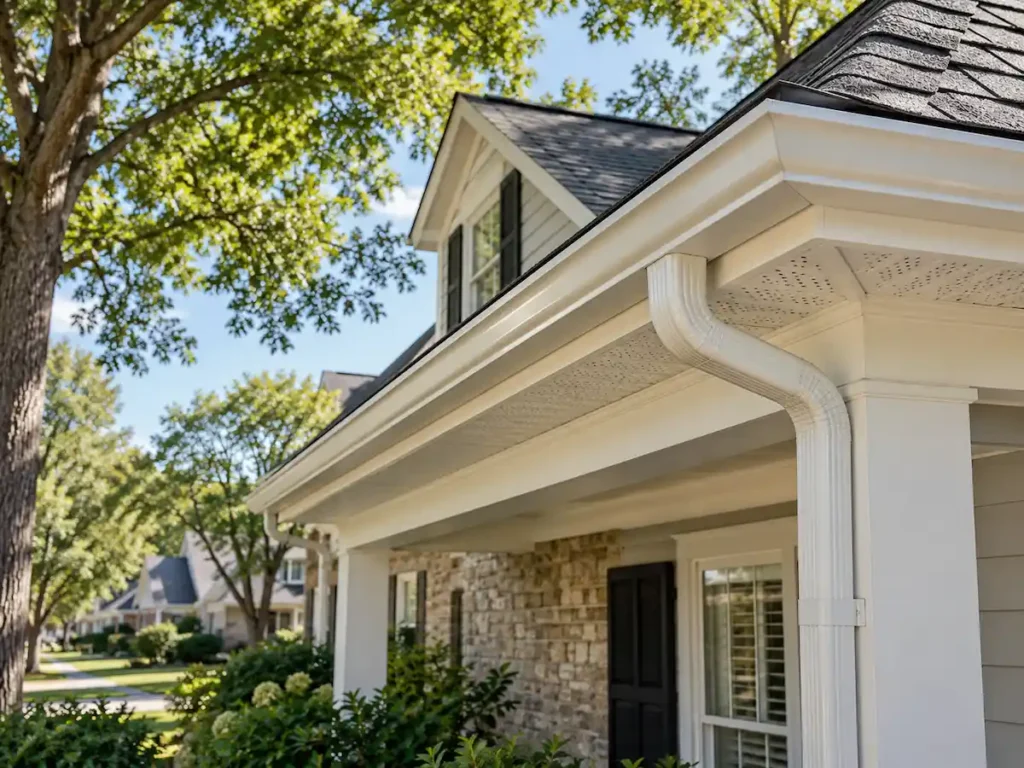 Historic home roofing in Wake Forest, NC with architectural shingles and mature trees